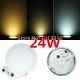 24W LED paviršinis šviestuvas, apvalus, Ø300*40 mm,  Šilta balta  šviesos