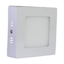 6W LED paviršinis šviestuvas, kvadratinis, 120*120*40 mm, Neutrali balta šviesa