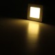 6W LED paviršinis šviestuvas, kvadratinis, 120*120*40 mm, Šilta balta šviesa
