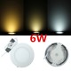 6W LED paviršinis šviestuvas, kvadratinis, 120*120*40 mm, Šilta balta šviesa