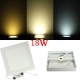 18W LED paviršinis šviestuvas, kvadratinis, 220*220*40 mm, Šilta balta šviesa