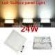 24W LED paviršinis šviestuvas, kvadratinis,  300*300*40 mm, Balta šviesa