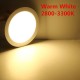 18W LED panelė, įmontuojama apvali, Ø224*25 mm, Šilta balta šviesa -