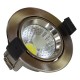 8W LED COB DOWNLIGHT- INOX apvalus, 99*70 mm, Besisukantis, Balta šviesa