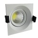 8W LED COB DOWNLIGHT kvadratinis, 100*100*70 mm, Besisukantis, Balta šviesa