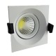 8W LED COB DOWNLIGHT kvadratinis, 100*100*70 mm, Besisukantis, Neutrali balta šviesa
