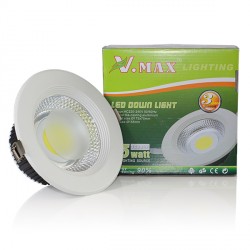 15W LED COB prožektorius Ø164*40 mm, Apvalios, Šiltai balta šviesa
