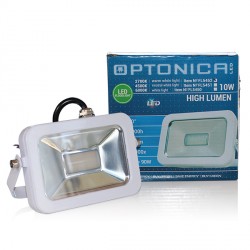 10 W   LED SMD prožektorius, 130*94*28 mm, I - Dizaino, Šilta balta šviesa - IP65